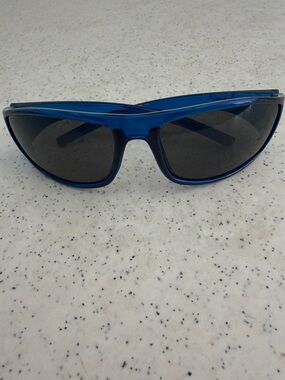 Tommy Bahama Kids Blue Rectangular Sunglasses with Dark Lenses